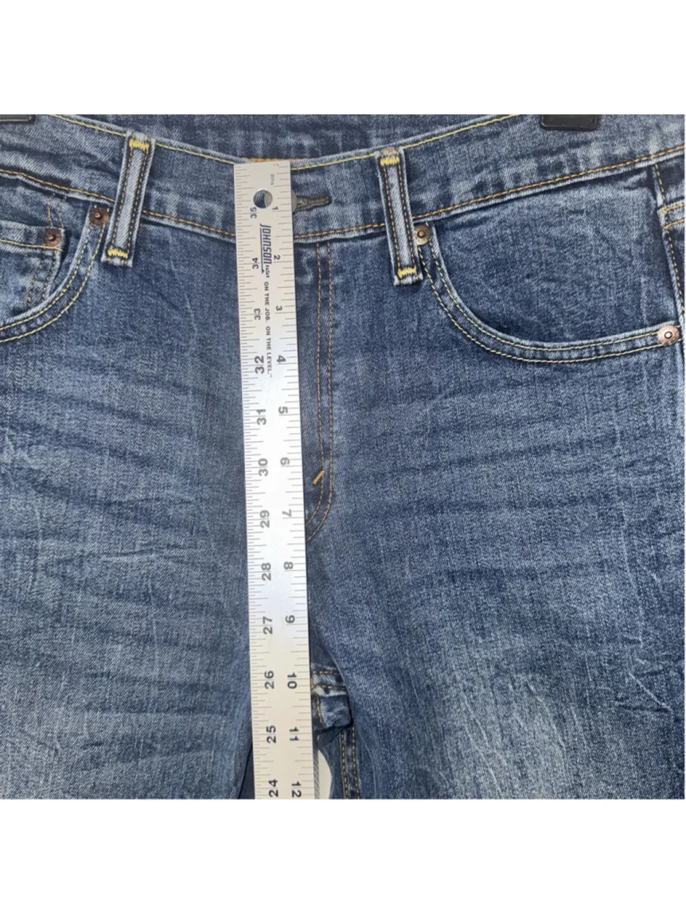 levis 527 bootcut jeans mens 32x30 Wiskered Dark Wash Western Cotton